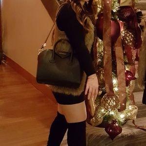 XHILARATION Fur Vest sz Small